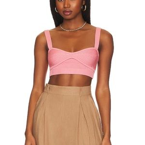 NEW Majorelle Aerin Bra Top pink rose XS